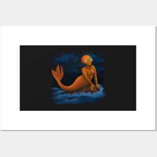 Celestial Eye Mermaid Posters and Art